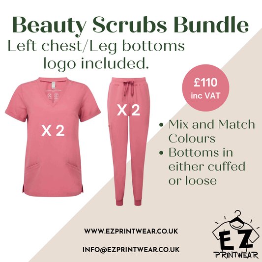 Health & Beauty - Tunic & Matching Bottoms Bundle - Beauty Scrubs Bundle