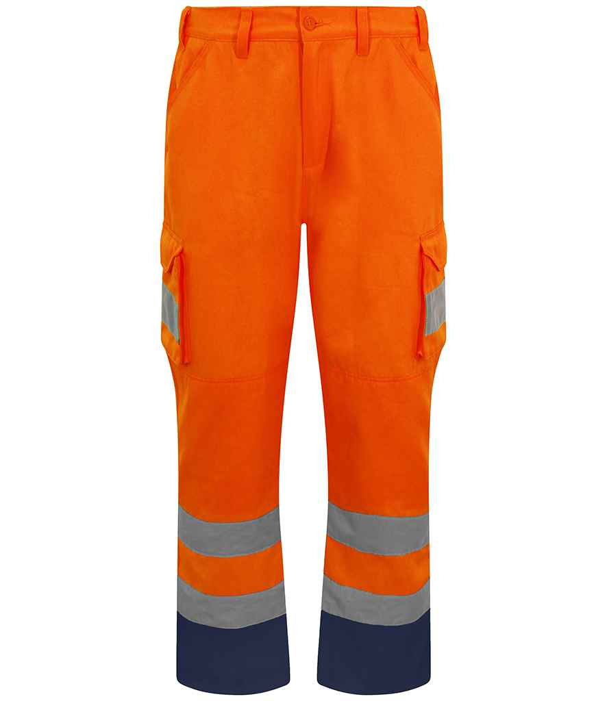 Workwear Hi Vis Cargo Trade Trousers - Workwear - Professional Work Hi Vis Trousers