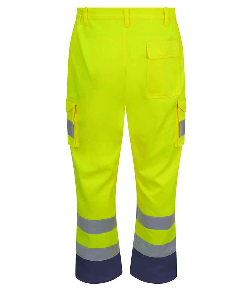 Workwear Hi Vis Cargo Trade Trousers - Workwear - Professional Work Hi Vis Trousers