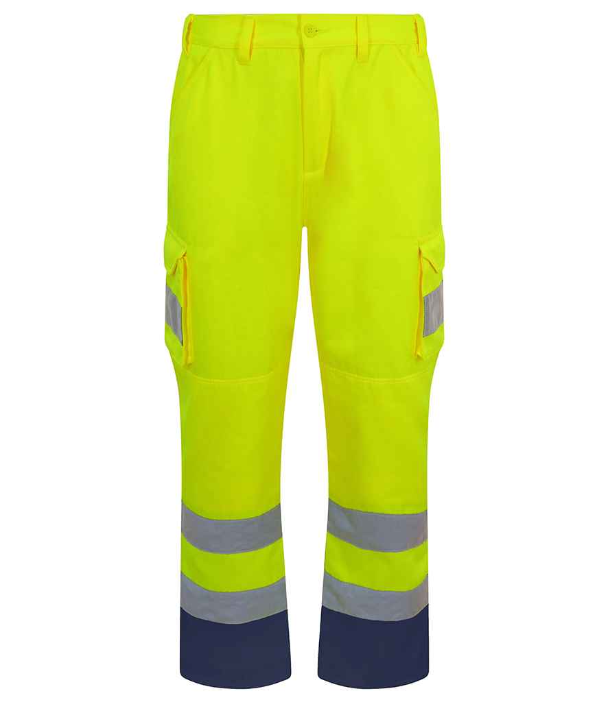 Workwear Hi Vis Cargo Trade Trousers - Workwear - Professional Work Hi Vis Trousers